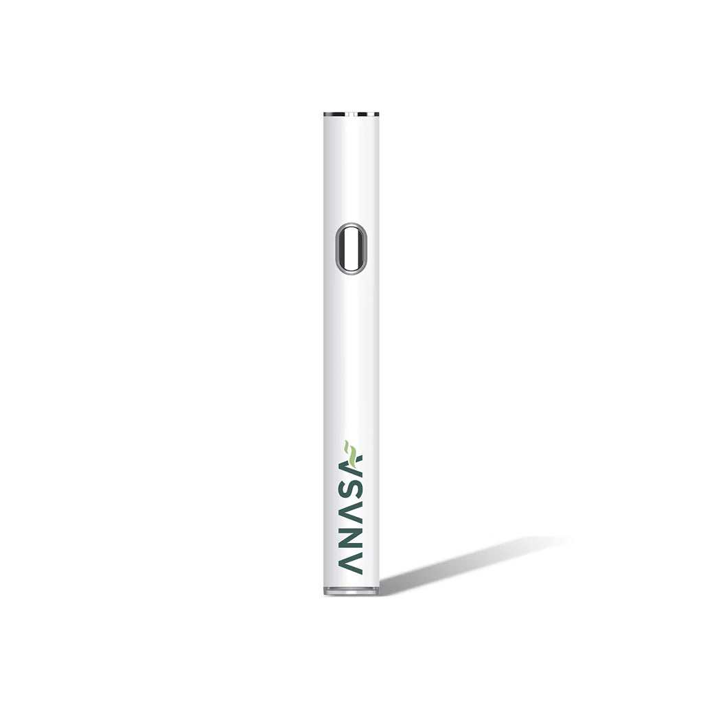 Anasa Premium Breath Activated 510 Battery in white, front view