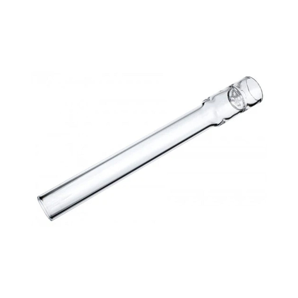 Angled view of the Arizer Glass Stem 115mm - Clear
