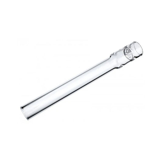 Angled view of the Arizer Glass Stem 115mm - Clear