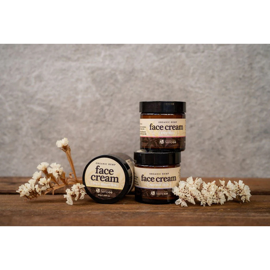 Organic Hemp Face Moisturiser (Normal) 60g