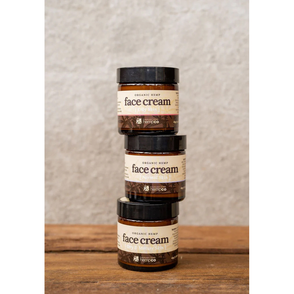 Organic Hemp Face Moisturiser (Oily Skin) 60g