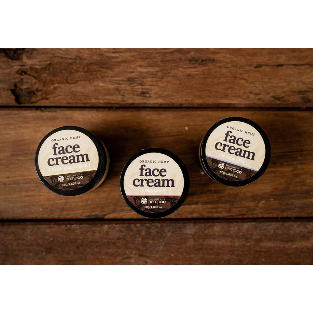 Organic Hemp Face Moisturiser (Normal) 60g