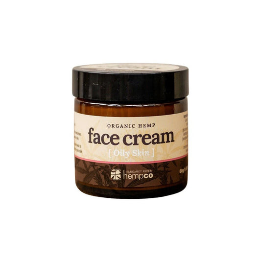 Organic Hemp Face Moisturiser (Oily Skin) 60g