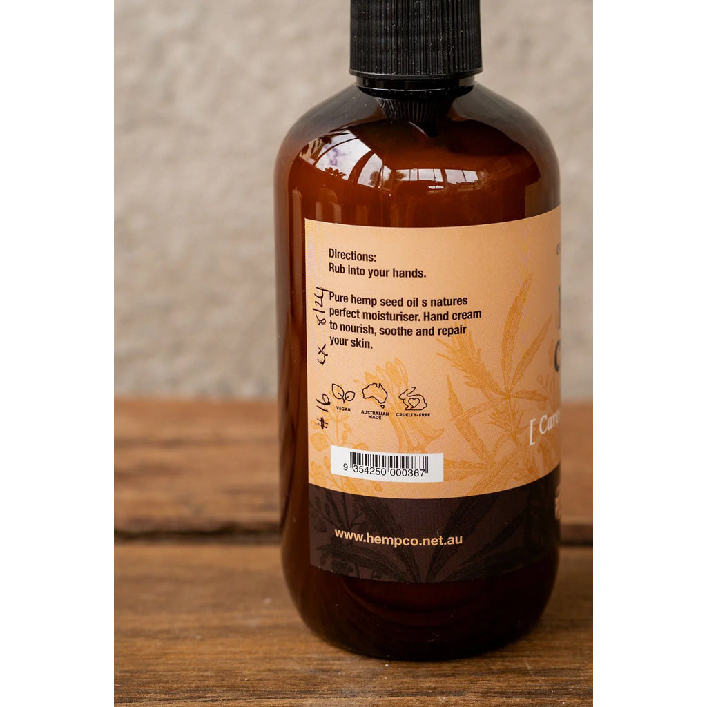 Organic Hemp Hand Moisturiser 250g