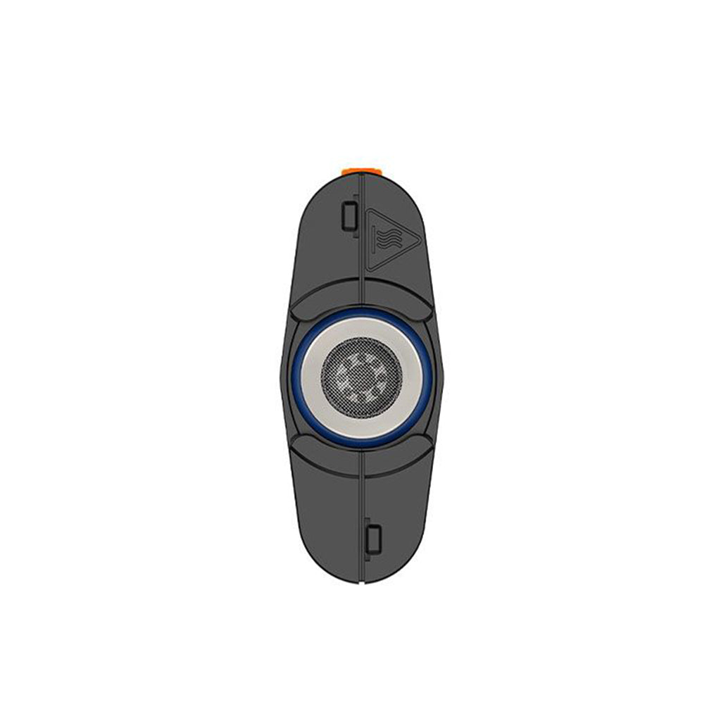 Top view of Mighty+ Medic Dry Herb Vaporizer showing filling chamber