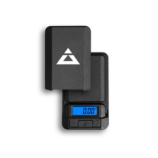 OnBalance LS100 Digital Scale with its cover open, displaying 0.00 on screen.