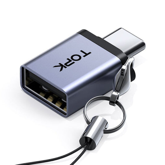 TOPK AT06 USB-A to USB-C OTG Adapter